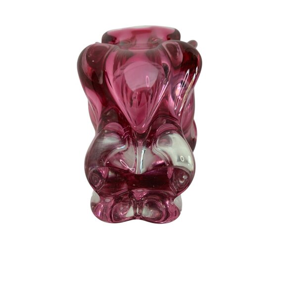 VTG 60s Chribska Vase designer Joseph Hospodka Art Glass 8819 Czech Republic - Picture 8 of 10